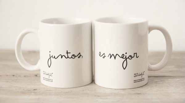 Tazas por atras
