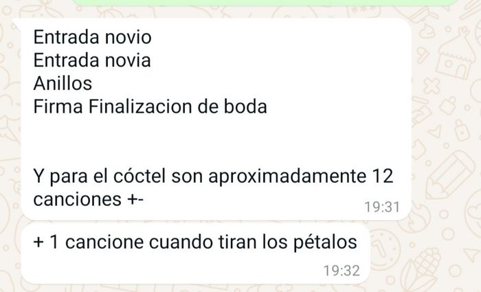 Música en la ceremonia 1