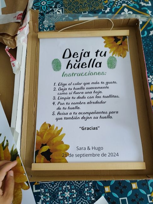 Libro de firmas y árbol de huellas 3