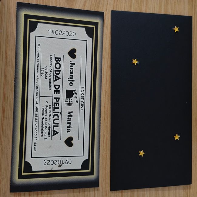 Nuestras invitaciones de cine - 2