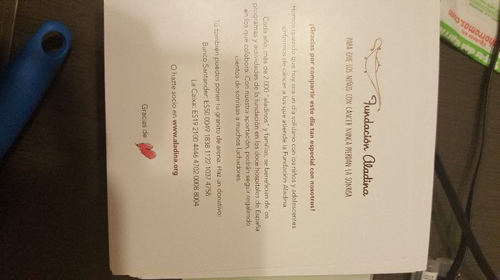 Regalos solidarios fundación aladina 2