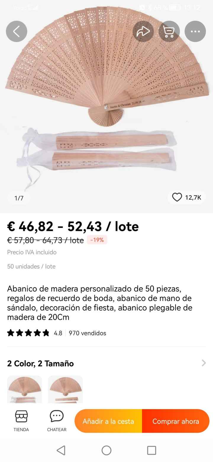 Oferta abanicos personalizados... - 1