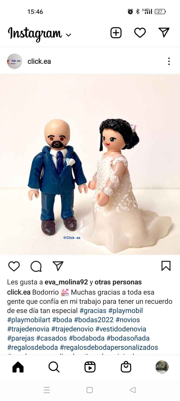 Muñecos tarta nupcial - 1