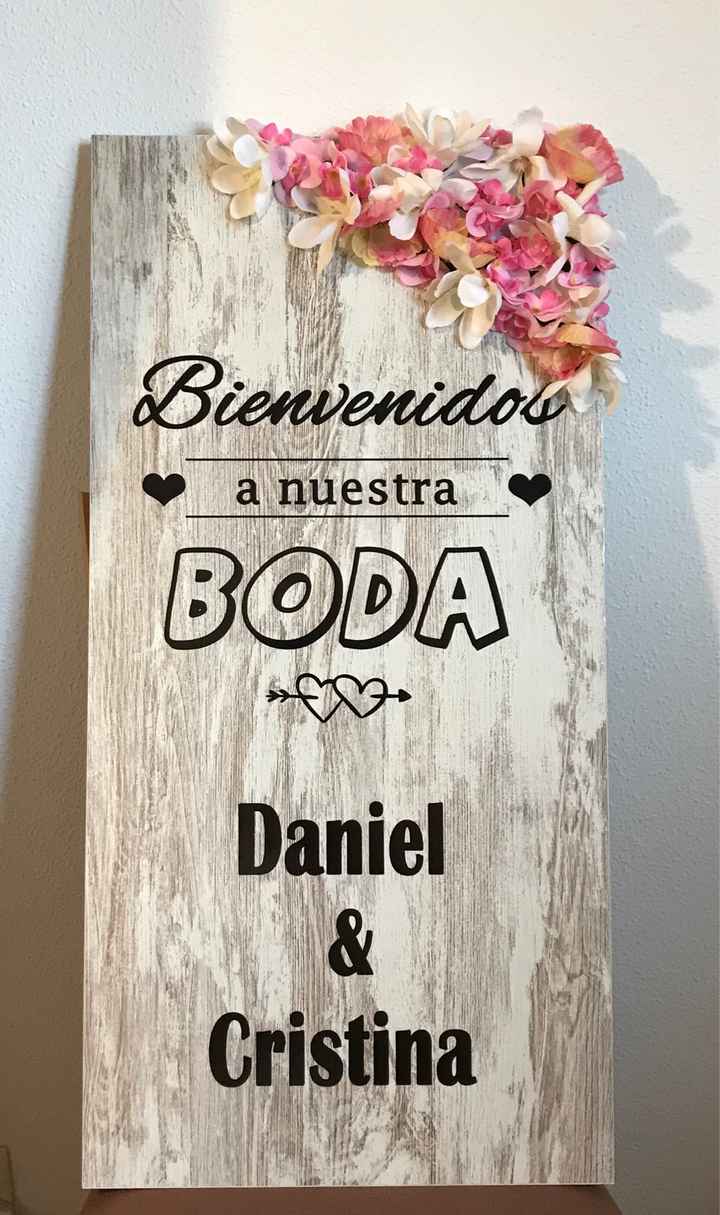 Mi cartel de bienvenida diy - 1