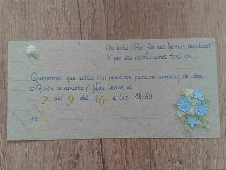 Invitaciones socorro!!!! - 2