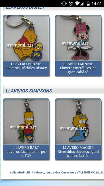  Llaveros de bart simpson - 1