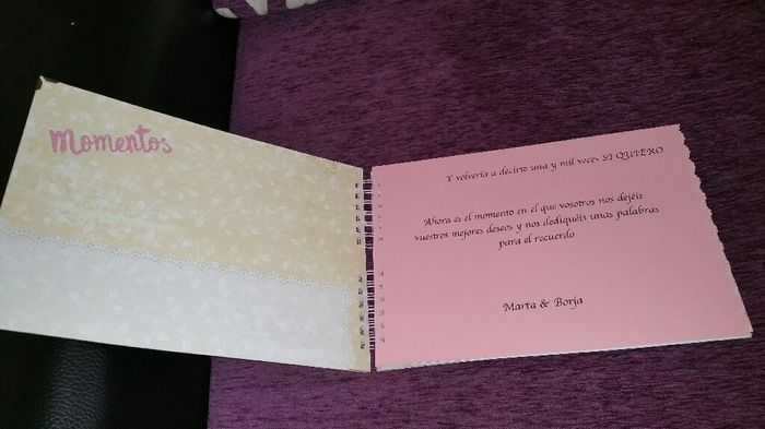 Ya tenemos el libro de firmas. - 2