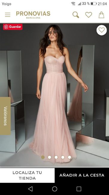 Vestido de color y no el típico blanco... - 1