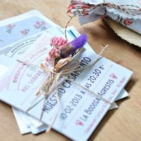 Flores secas para invitaciones - 4