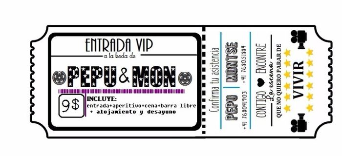 ticket cine VIP