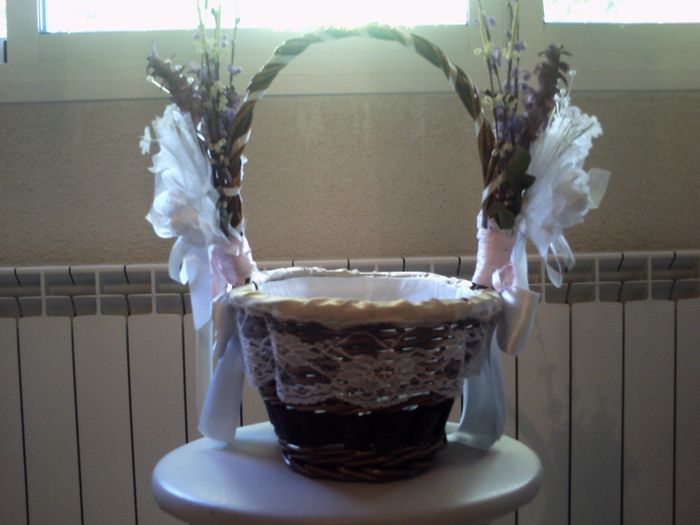cesta para los alfileres