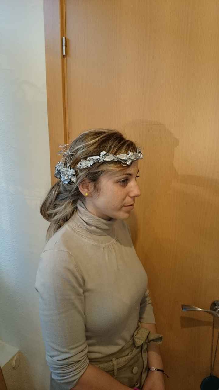 Tocado novia estupendo - 1