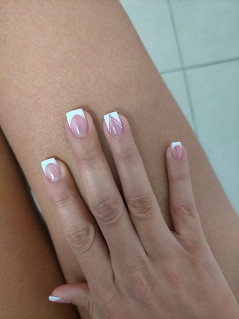 Uñas para el día de la boda 1