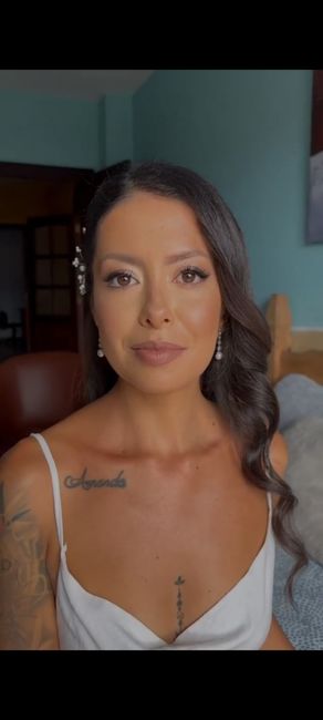 Mi maquillaje y peinado del día de la boda 2