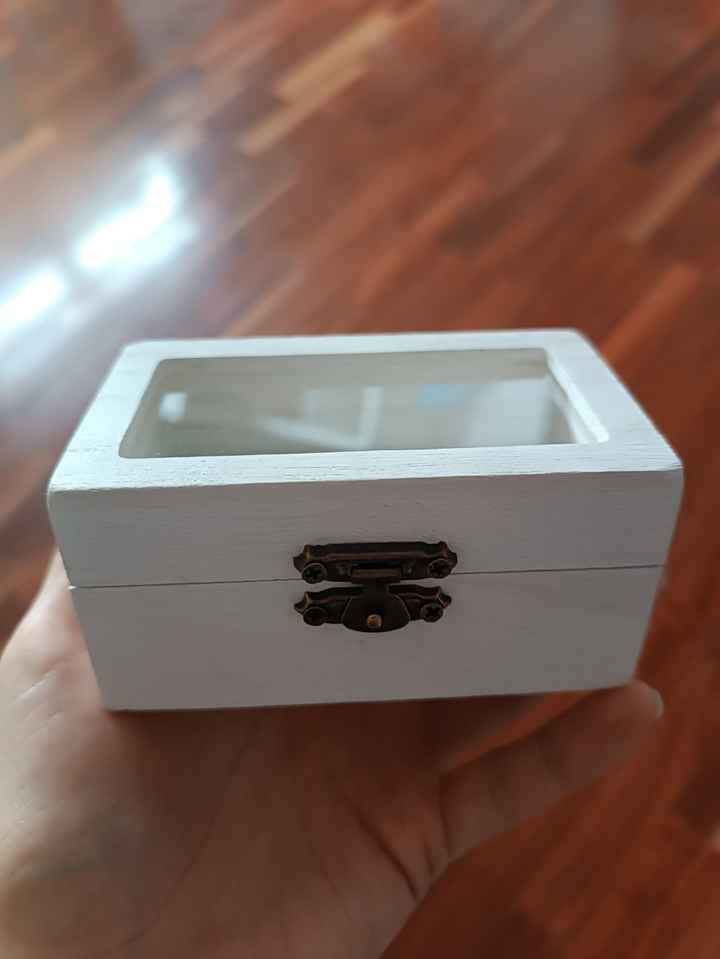 Ya tenemos cajita para los anillos!! - 1
