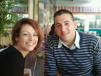 con mi futuro marido