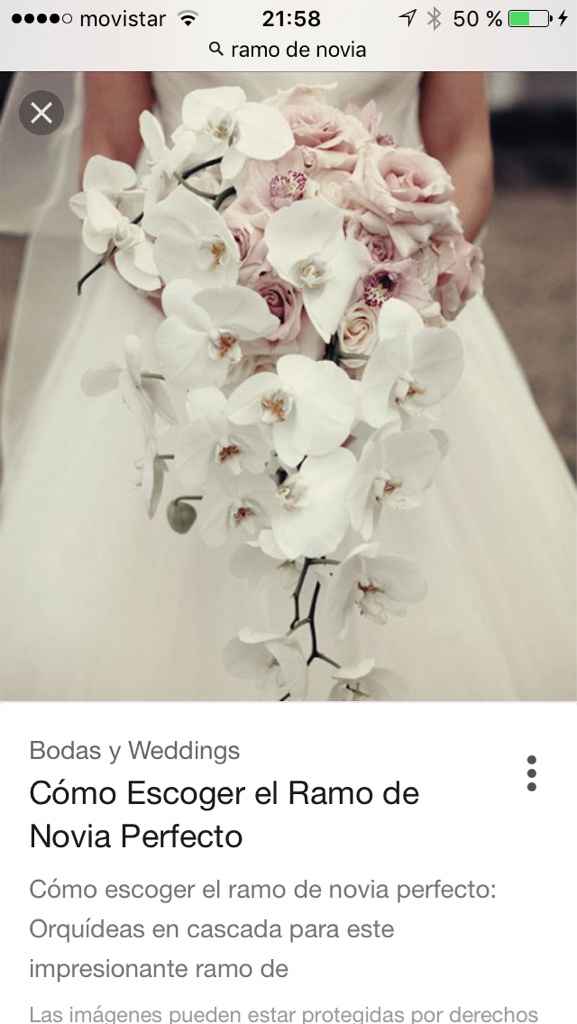 Ramo de novia blanco, neutro, colores ? - 1