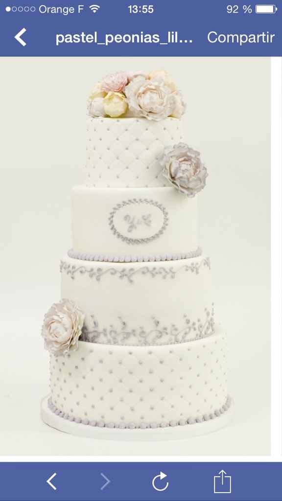 16 pasteles de boda decorados con flores! - 1