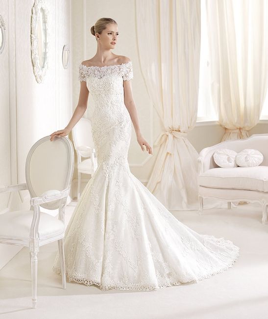 vestidos de novia escote con encaje