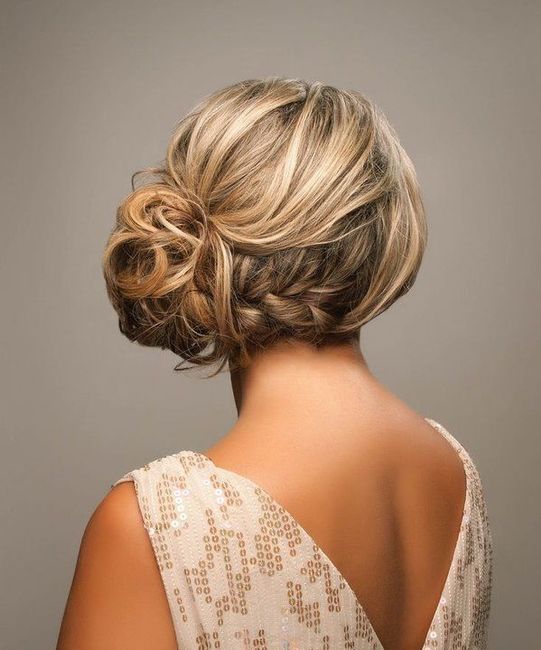 peinado de novia lateral