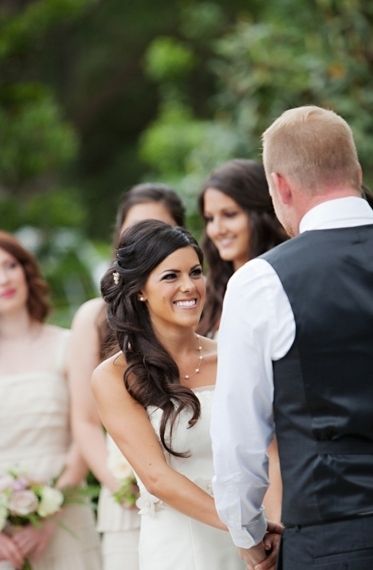 peinado de novia lateral