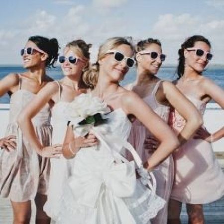 novios gafas de sol