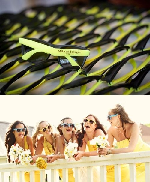 novios gafas de sol