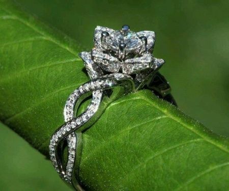 anillo flor