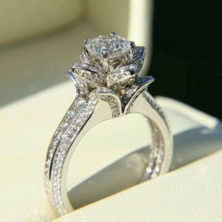 anillo flor