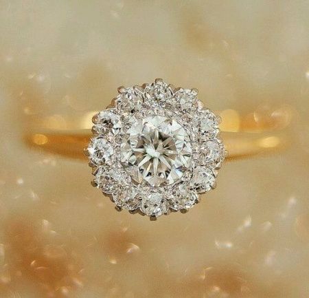 anillo flor