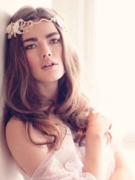 Peinado novia ondulado