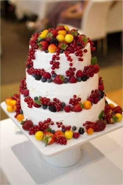 pastel bodas frutas