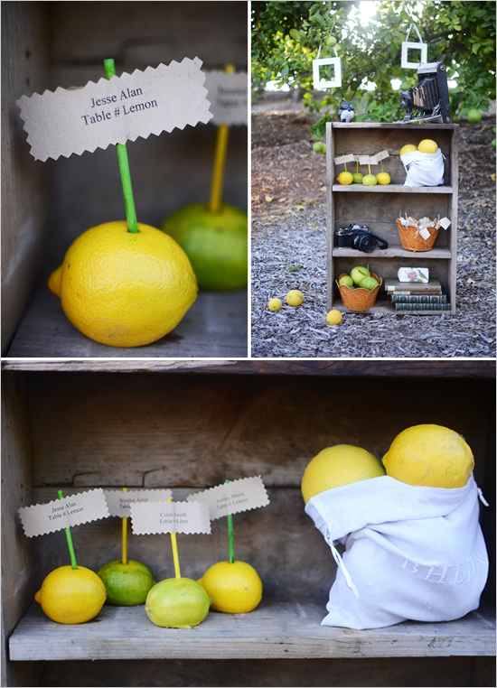 decora tu boda con limones