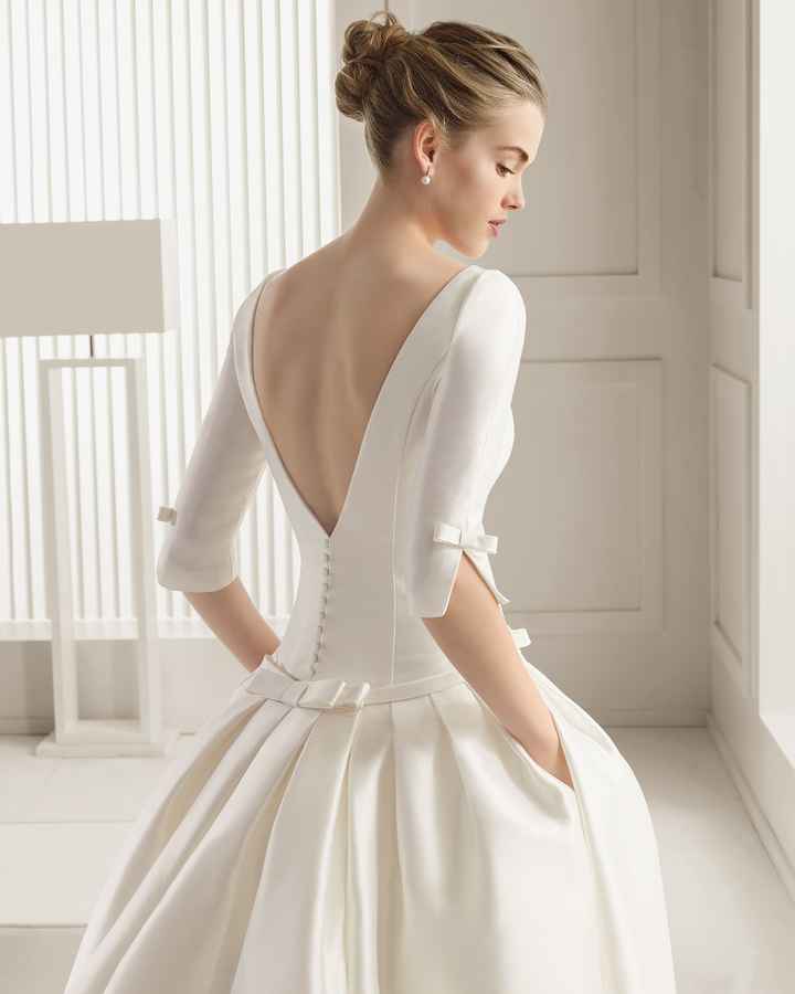 vestido de novia con mangas