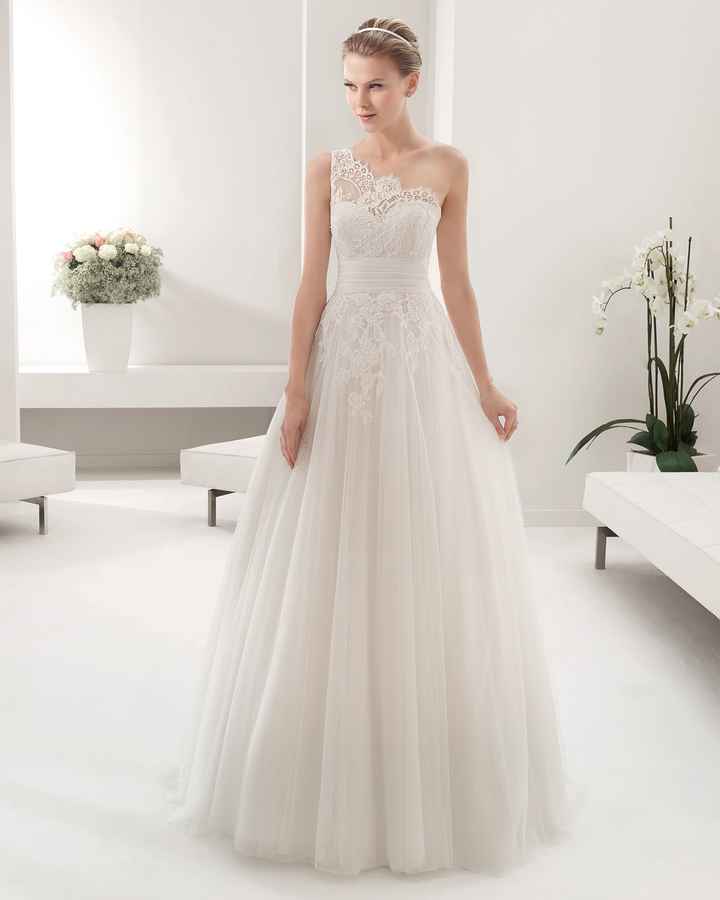 vestidos de novia escote con encaje