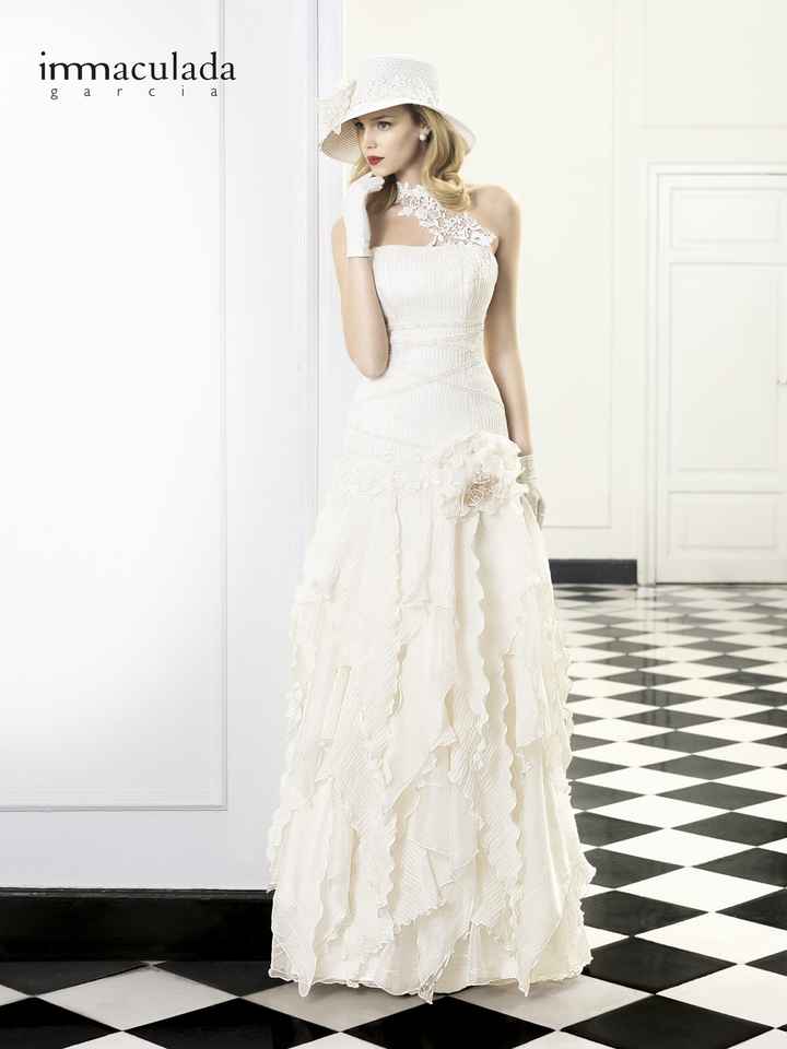 vestidos de novia escote con encaje