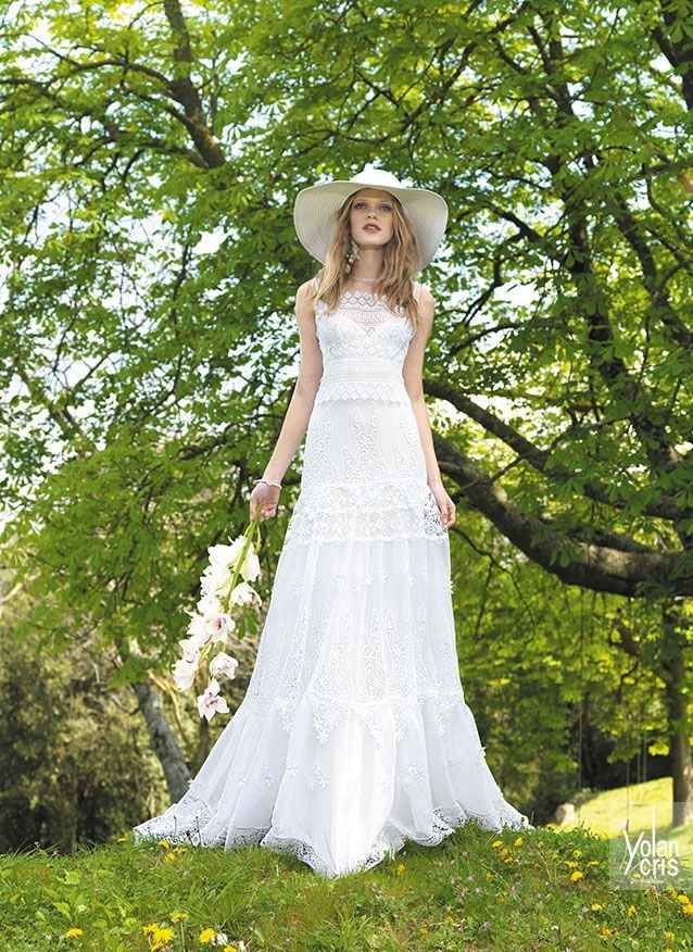 vestido de novia escote encaje
