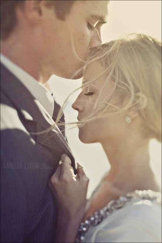beso en la frente