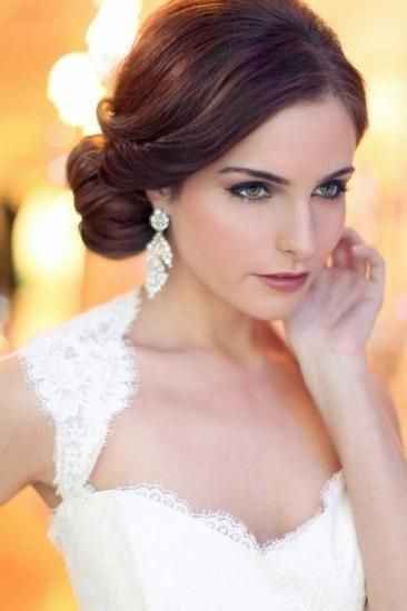peinado de novia lateral