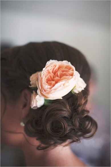 peinado de novia lateral