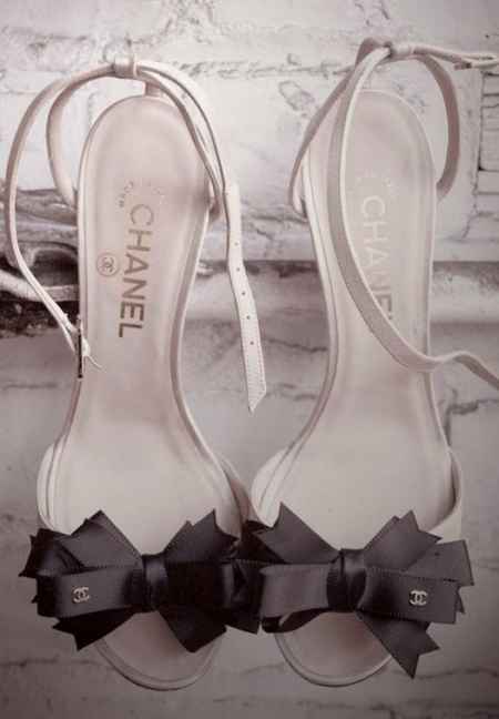 zapatos de novia Chanel