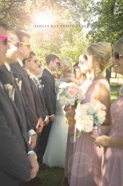 novios gafas de sol