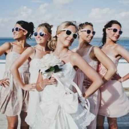 novios gafas de sol