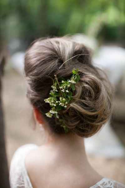 peinado novia informal