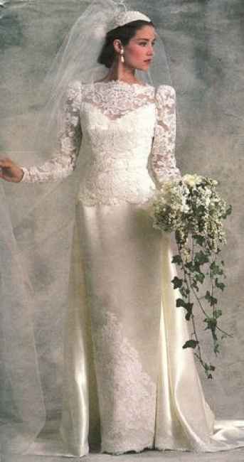 vestidos de novia 1990