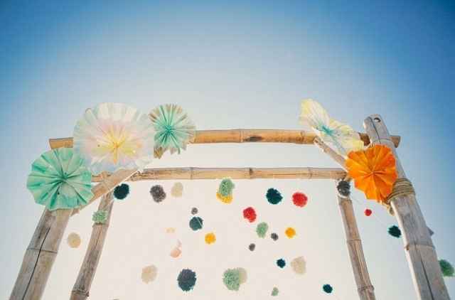 altar ceremonia en la playa