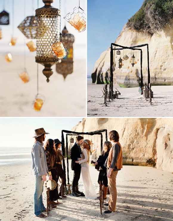 altar ceremonia en la playa