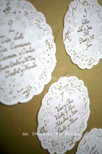 decoración boda blondas