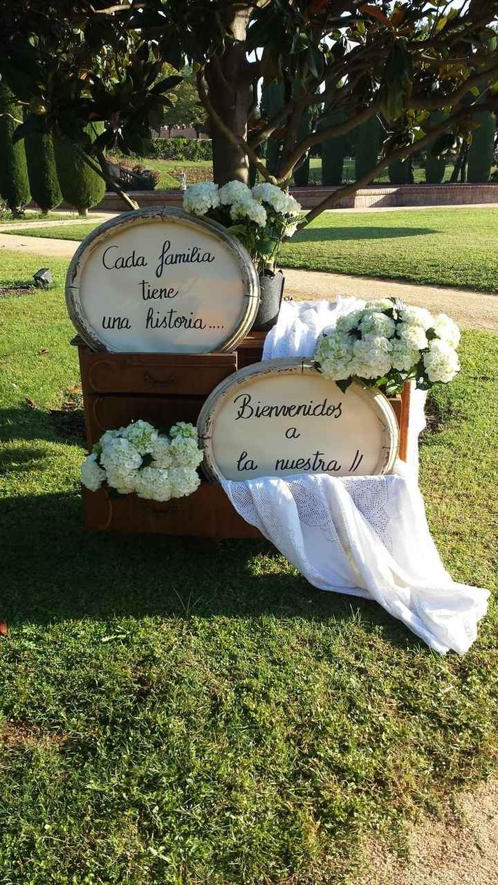 cartel bienvenida boda