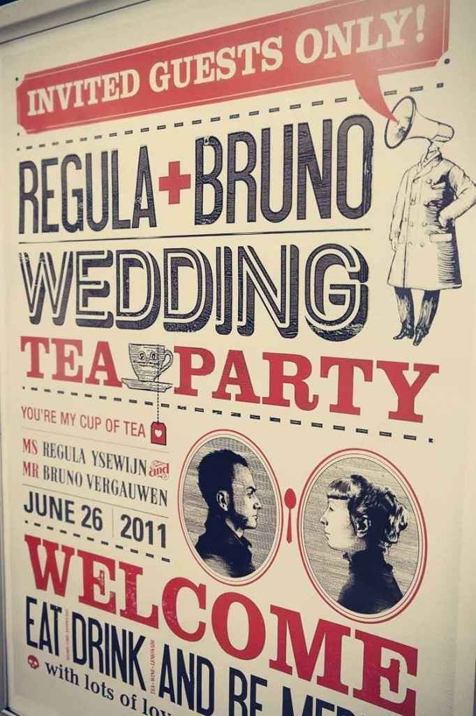 cartel bienvenida boda